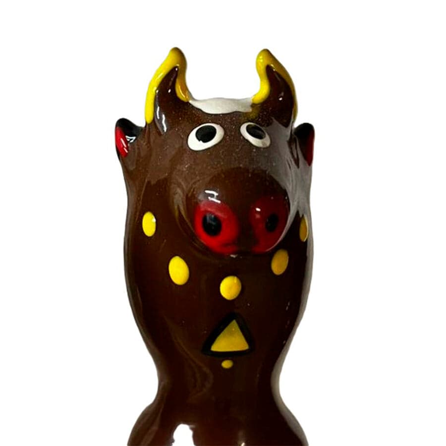 Condomerie Preservativos Novidades Pintados à Mão Bull Black Modelo 2 D-243258