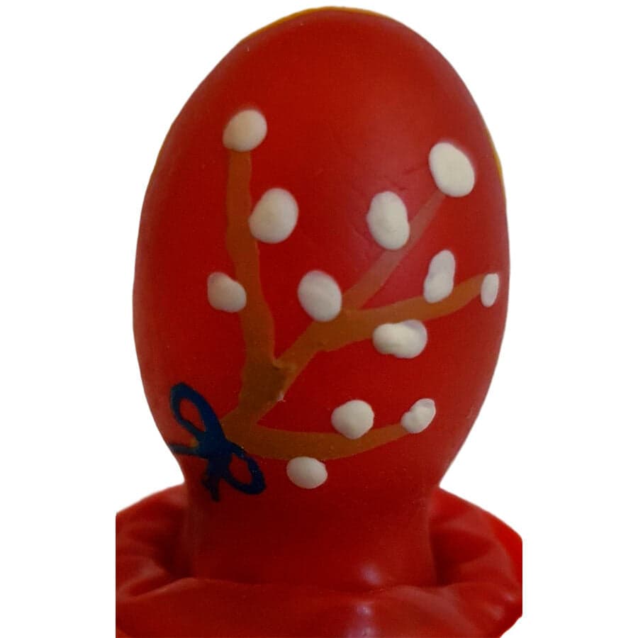 Condomerie Preservativos Novidades Pintados à Mão Ovo de Páscoa Vermelho D-243259