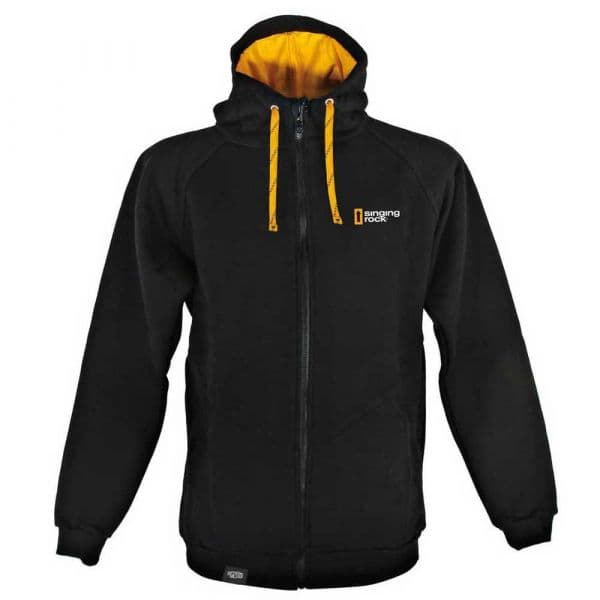Singing Rock Hoody Full Zip Sweatshirt Preto M Homem