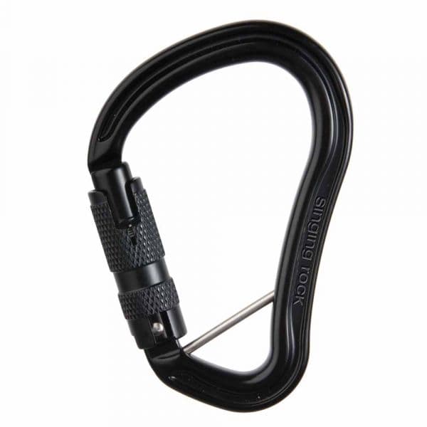 Singing Rock Mosquetão Hector Bc Triple Lock Black - SRK0121BC00