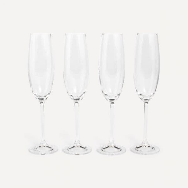 El Corte Inglés Conjunto de 4 Copos de Champanhe Natalia Transparente - A25373733