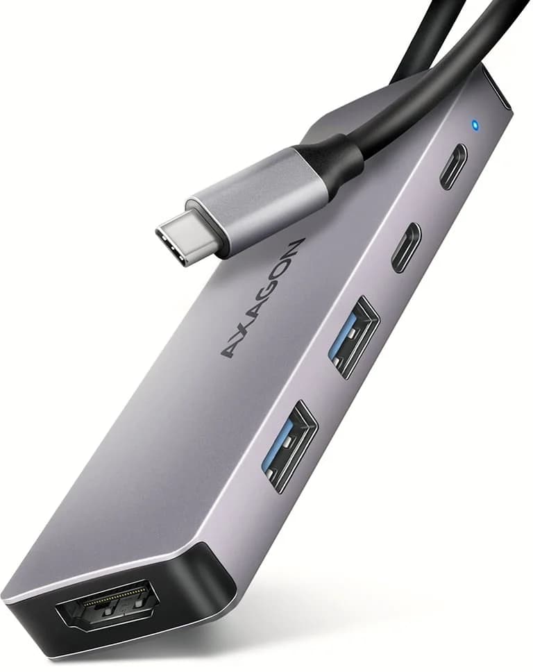 AXAGON HUB USB-C USB-C 3.2 Gen 1 hub, 2x USB-A, 1x USB-C, 4K 60Hz HDMI, PD 100W