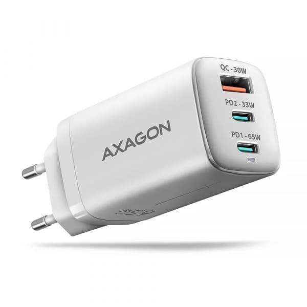 Axagon Carregador ACU-DPQ65W 65W White