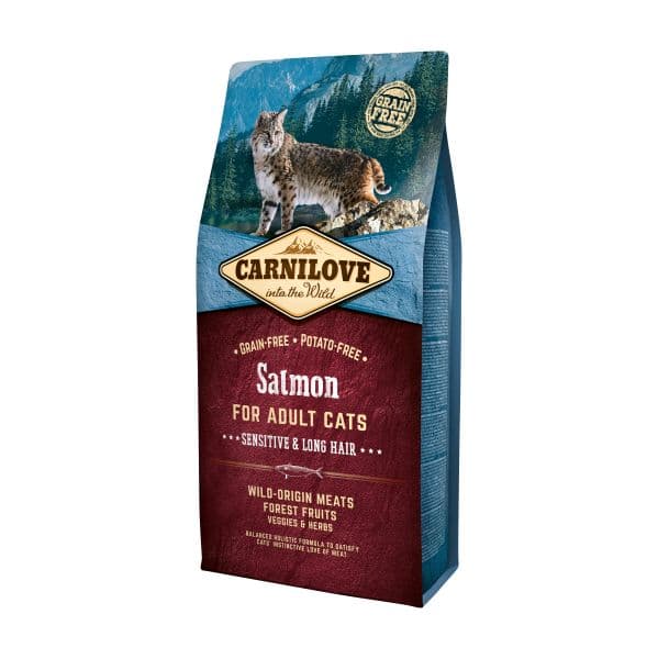 Carnilove Adult Sensitive & Long Hair Salmon Cat 6Kg