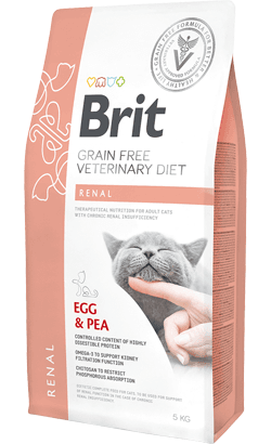 Brit Veterinary Diet Renal Grain-Free Egg & Pea 400g