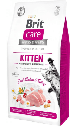 Brit Care Grain Free Kitten Healthy Growth & Development Turkey & Chicken 400g