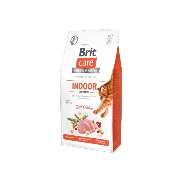 Brit Care Grain-Free Indoor Anti-Stress Chicken & Peas 7Kg