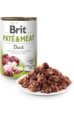 Ração Húmida Brit Care Dog Paté & Meat Duck 400g