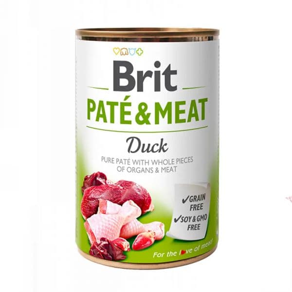 Ração Húmida Brit Care Dog Paté & Meat Duck 800g