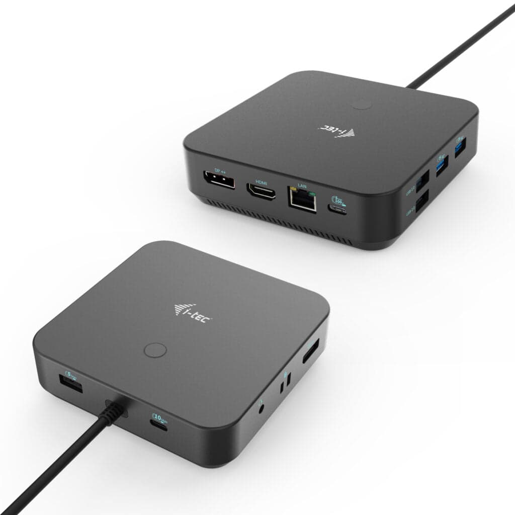 I-Tec USB-C HDMI Dual DP Docking Station with Power Delivery 100 w