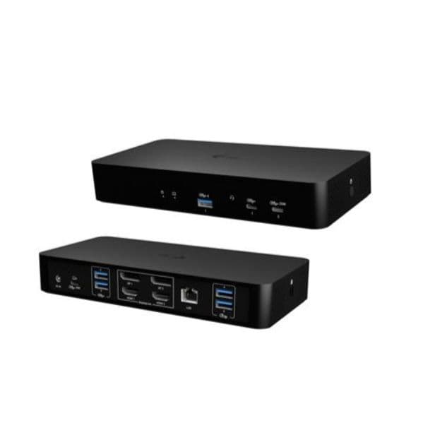 I-Tec Docking Station CAINTGDUAL4KDOCPD Dual Display 92W 65W 100W USB-C USB 3.2 Gen 1 Type-C Black