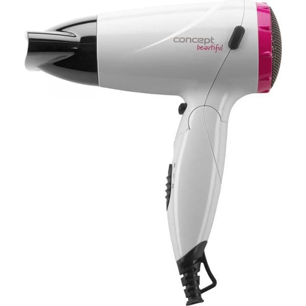 Concept Beautiful Secador de Cabelo White + Pink 1400-1600 W