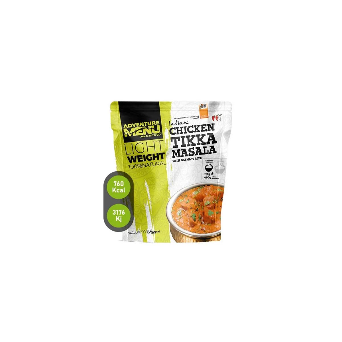 Adventure Menu – Frango Tikka Masala com Arroz Basmati 100% Natural – 115g
