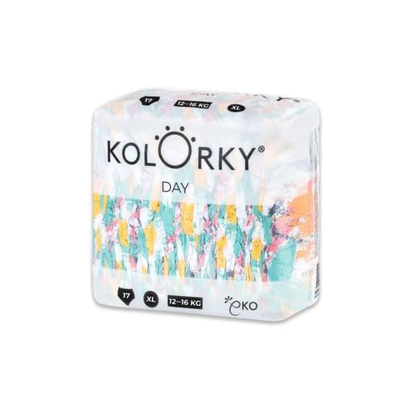 Kolorky Day Brushes Fraldas Ecológicas Tamanho Gg 12-16 Kg 17 Un.