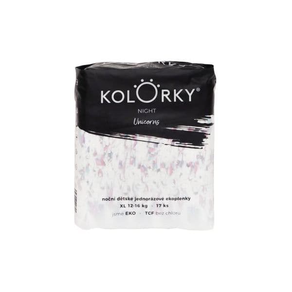 Kolorky Night Unicorn Fraldas Ecológicas Tamanho GG (12-16 Kg) 17 un.