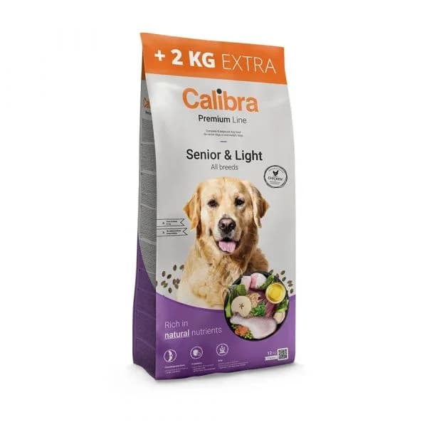 Calibra Premium Line Senior And Light Frango 12+ 12+2kg