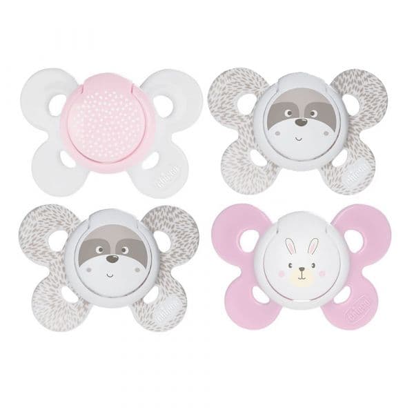 Chicco Chupeta Silicone Physio Comfort Girl 0-6M 2x