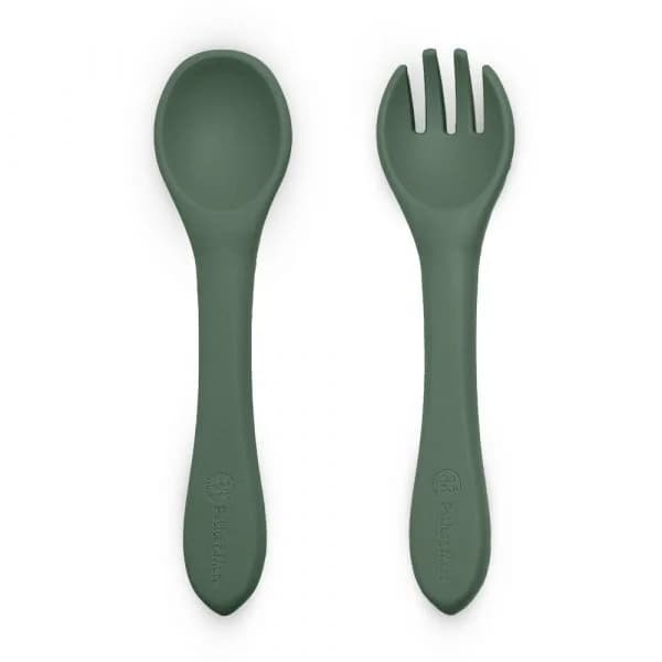 Petite&Mars Talheres de Silicone Take&match Misty Green