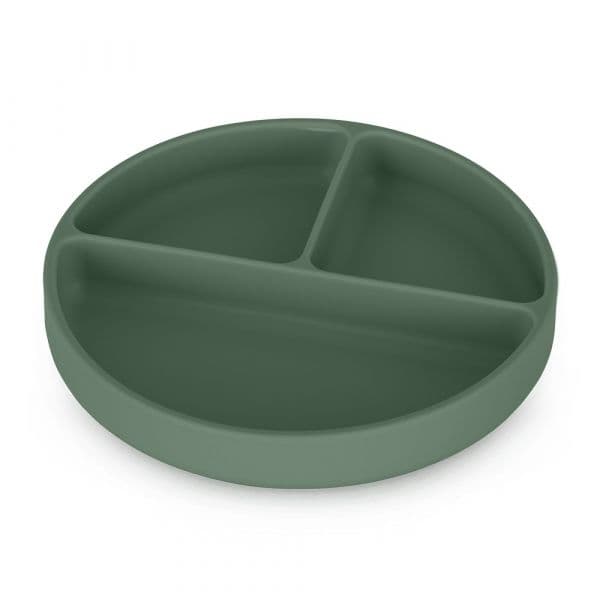 Petite&Mars Prato Redondo de Silicone Dividido Take&match Misty Green