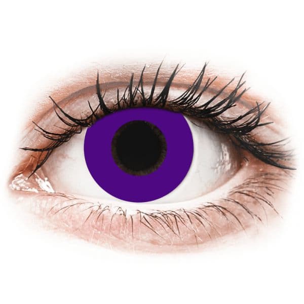 Gelflex Crazy Lens Solid Violet Diárias com Correção (2 Lentes)