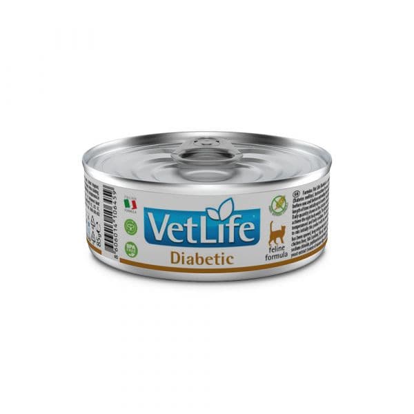Ração Húmida Farmina Vet Life Diabetic Gato Adulto 85g