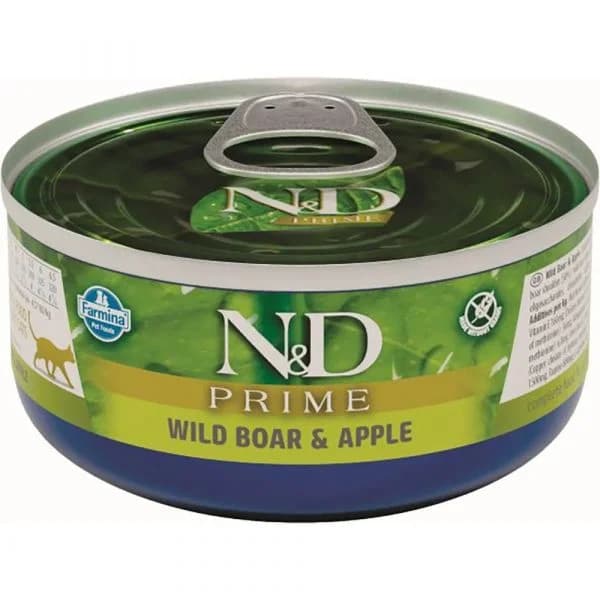Ração Húmida Farmina N&D Gatos Abóbora Javali 24x70g