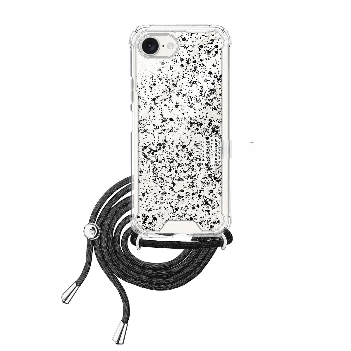 Capa iPhone SE4 Cordão Glitter