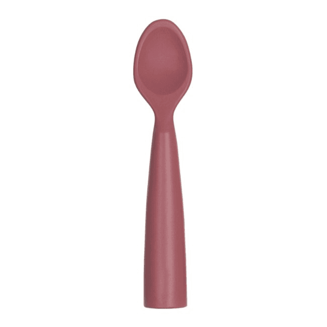 Minikoioi Colher em Silicone Bordeaux