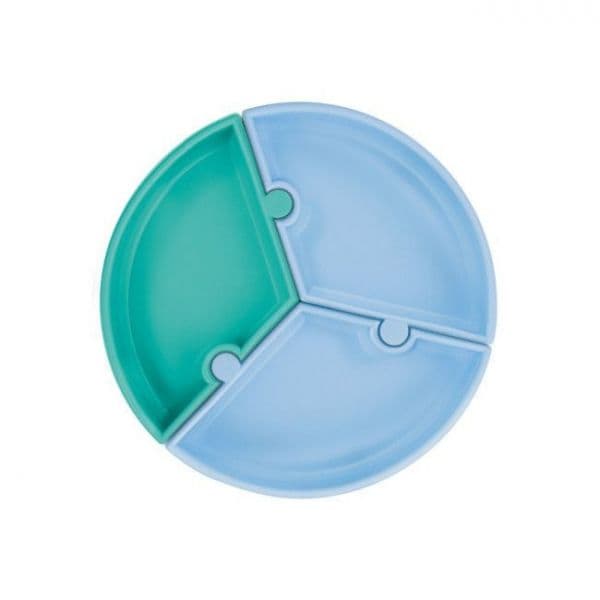 Minikoioi Prato Puzzle Silicone Verde e Azul - 261101050051
