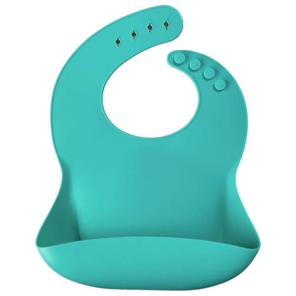 Minikoioi Basic Babete Silicone Aqua Green