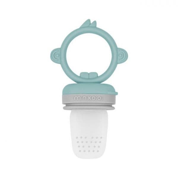 Minikoioi Alimentador Anti-Asfixia Aqua Green/Powder Grey