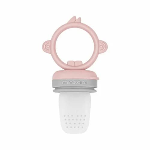 Minikoioi Alimentador Anti-Asfixia Pulps Pinky Pink/Powder Grey