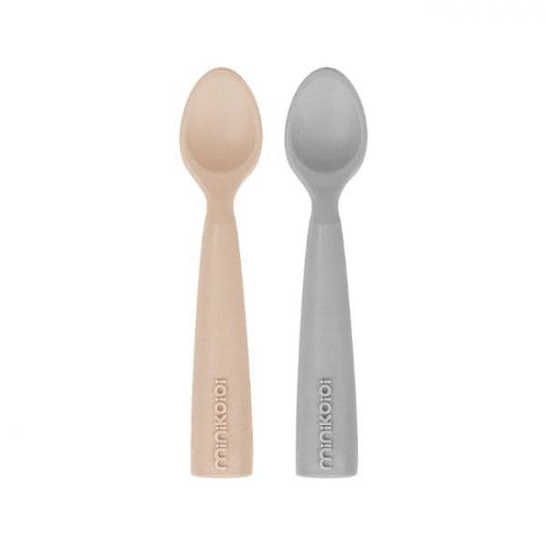 Minikoioi 2 Colheres Scooper Bubble Beige/powder Grey