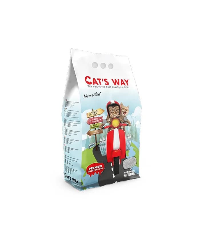 Mcl Bentonite Cat's Way Areia Algomerante Sem Cheiro 18 L