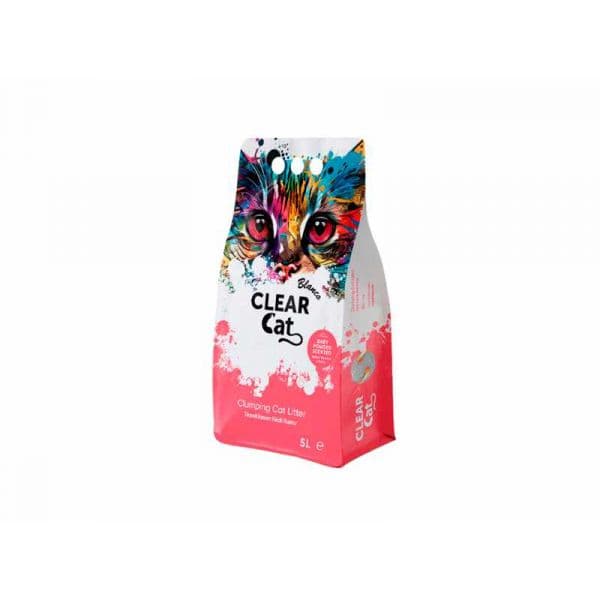 Clear Cat Blanco Litter Baby Powder Talco 5 L