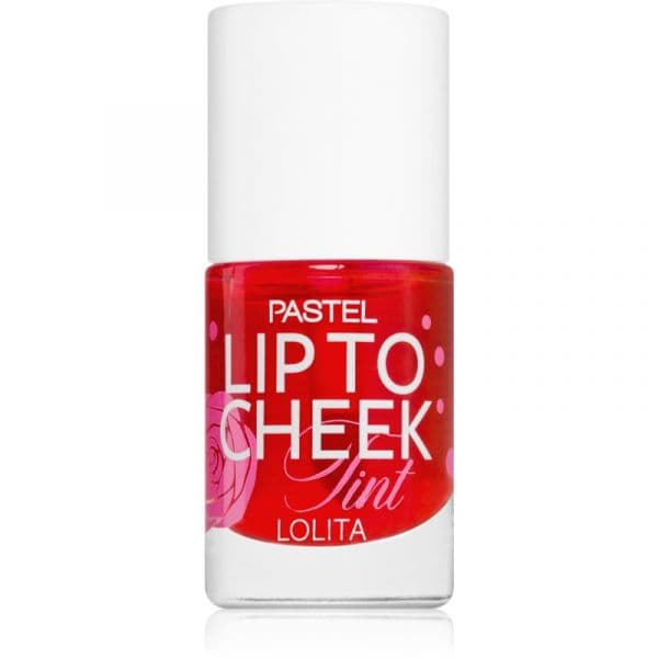Pastel Lip To Cheek Tint Blush Líquido Nos Lábios e Maçãs do Rosto Tom 02 Lolita 9,6 ml