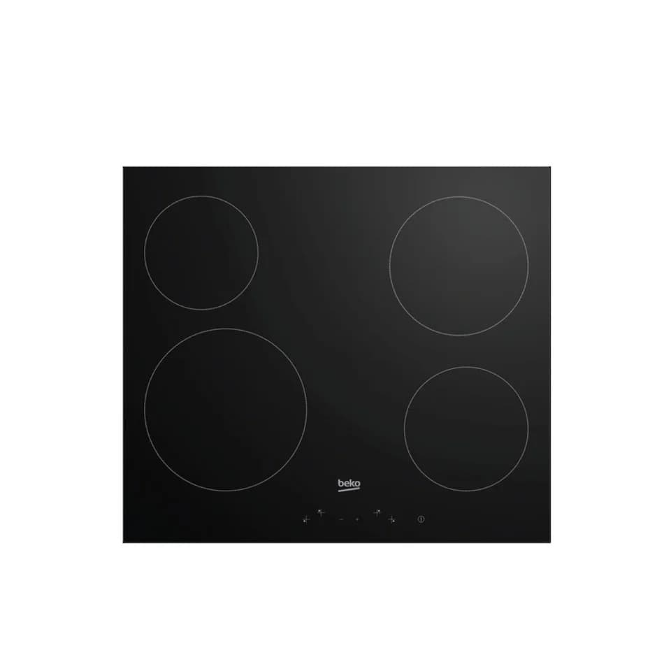 Placa Vitrocerâmica Beko HIC64401 | 4 Zonas, Touch Control, Preto