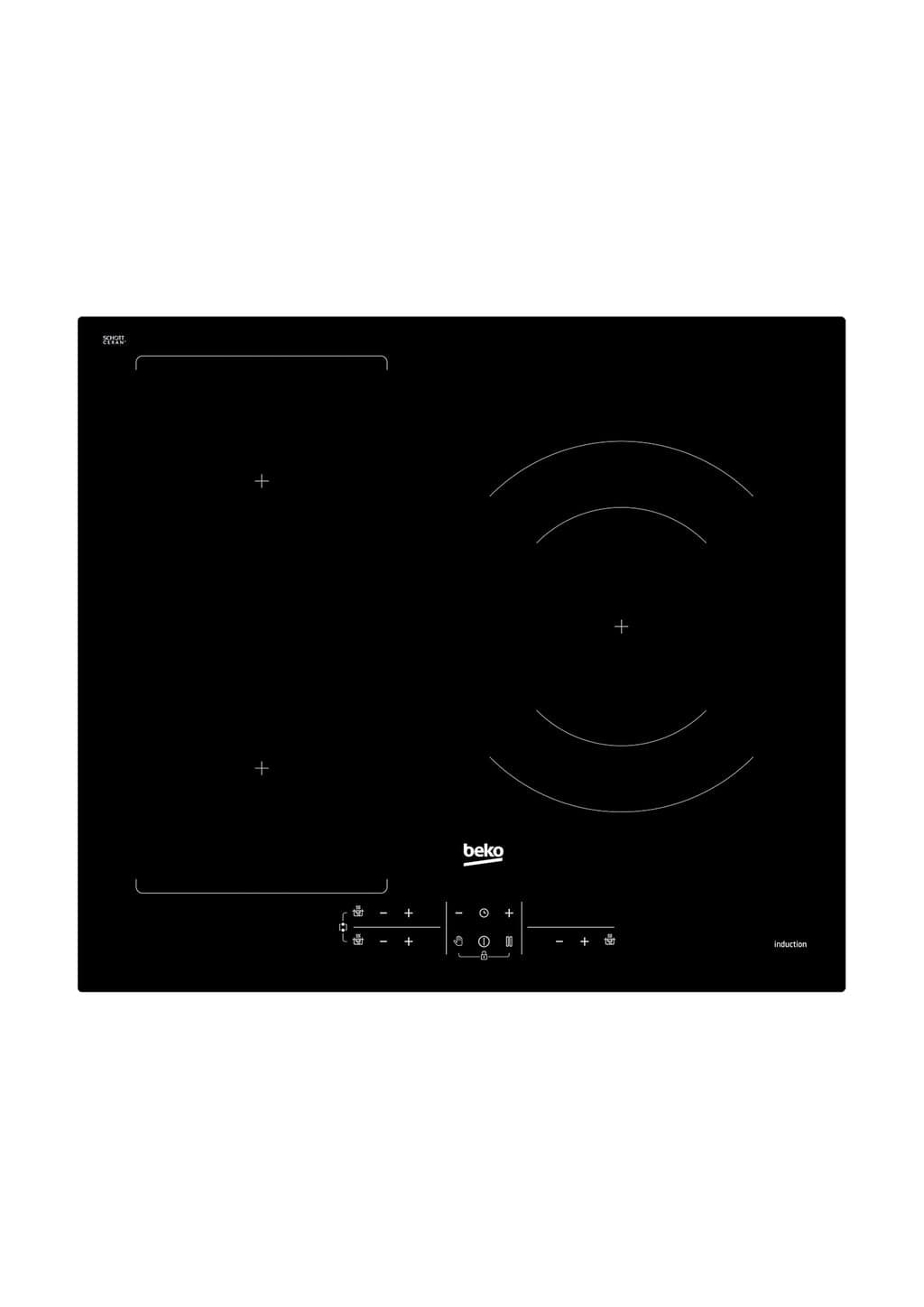 Placa Indução Beko HII63201FMT 60cm