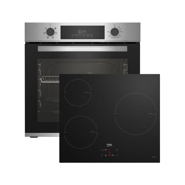 Forno + Placa Indução Beko BBSE12340XD