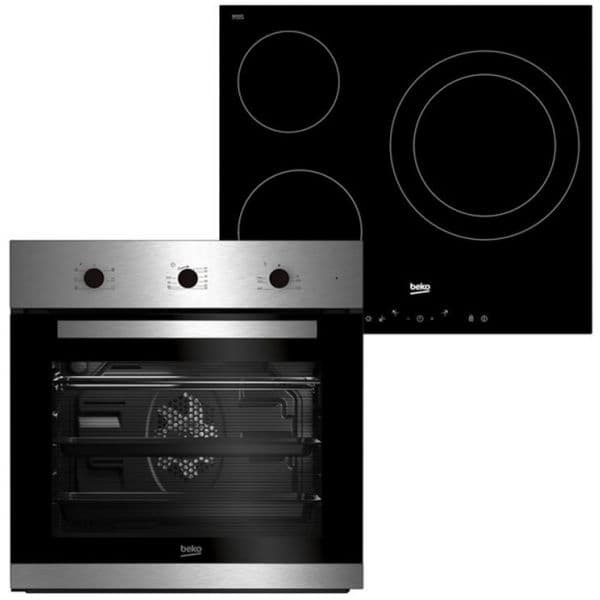 Forno + Placa Beko BBSE12120XD