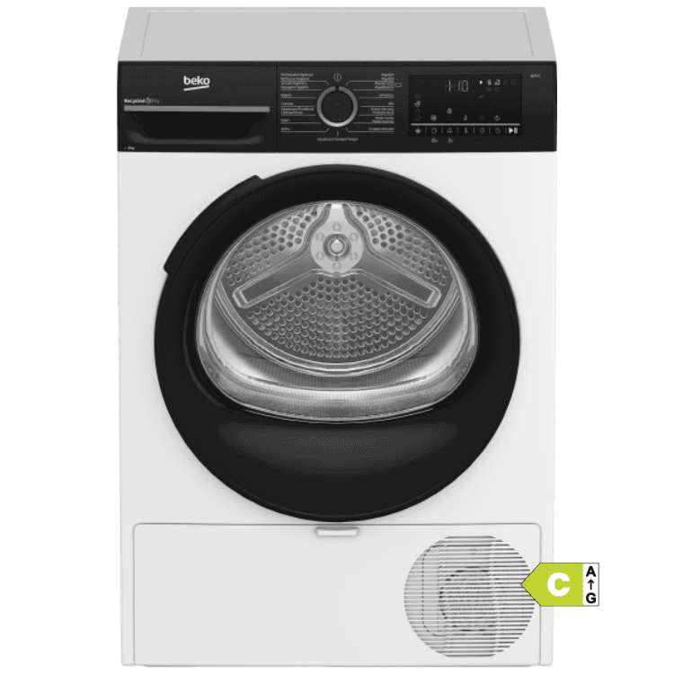 Máquina de Secar Roupa Beko BM3T48249W 8Kg Classe C