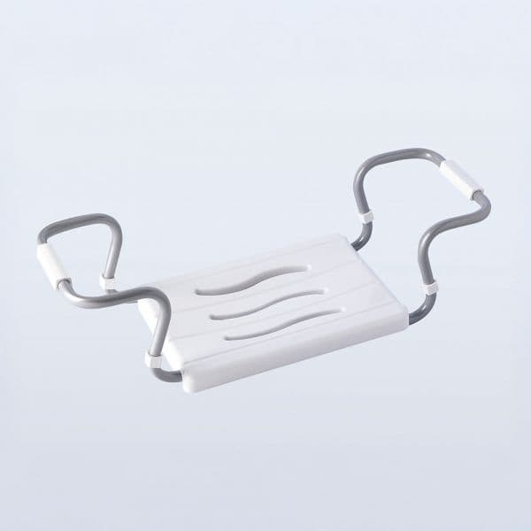 Basics Banco de Banho Ajustável Branco 55-70cm