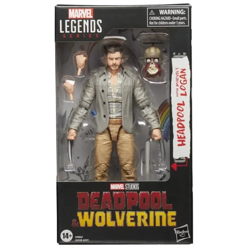 Hasbro Marvel Legends Series - Headpool e Logan (Deadpool e Wolverine) 15cm