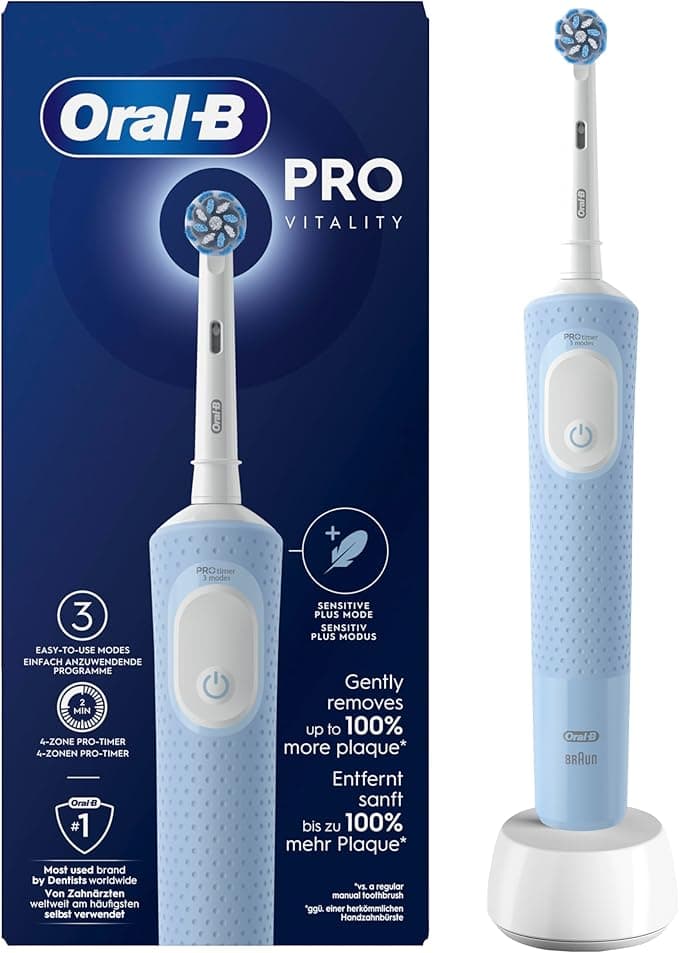 Braun Escova de Dentes Elétrica Oral-B Vitality Pro Azul + Recarga Extra