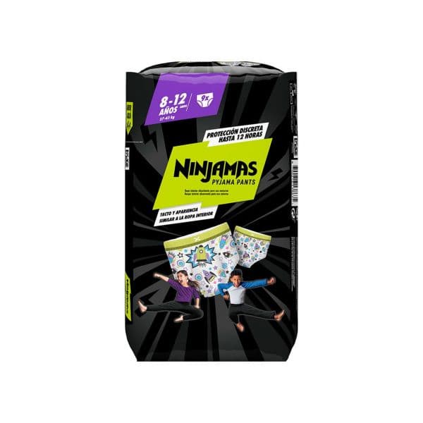 Fraldas Dodot Ninjamas Pants Foguete 8-12 Anos T8 (23-43 Kg) 9 Unidades