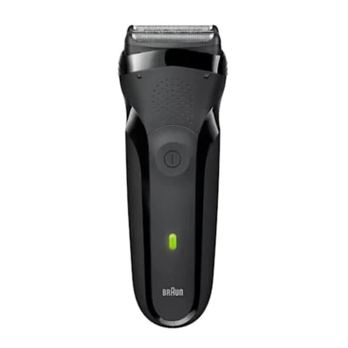Barbeador Recarregável BRAUN 300S BLK Series de 3 Caixas Euros com 2 Cabeças