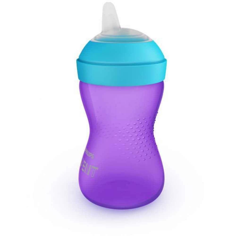 Copo de Aprendizagem com Bico Macio Philips Avent Lilás/ Azul 300 ml