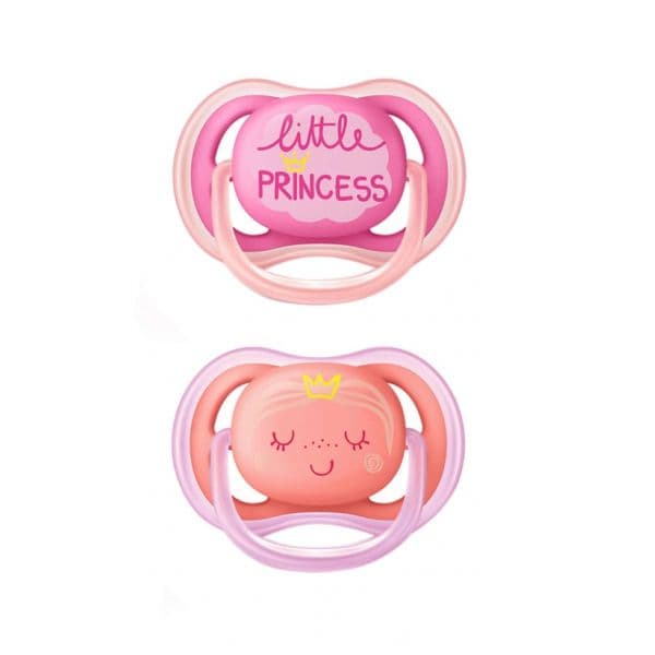 Philips Avent Pack 2 Chupetas Ultra Air Deco 6-18m Menina Sortido