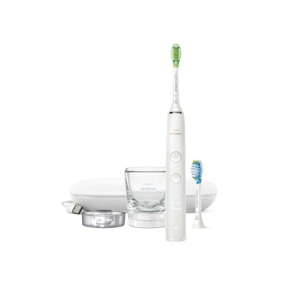 Philips Escova de Dentes Elétrica Diamond Clean 9000 HX9913/03 Branco - 62.000 mpm