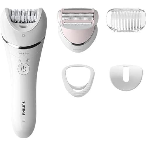 Philips Depiladora Wet&Dry BRE710/00 - 5 Acessórios Arranque Multi-zonas Recarregável